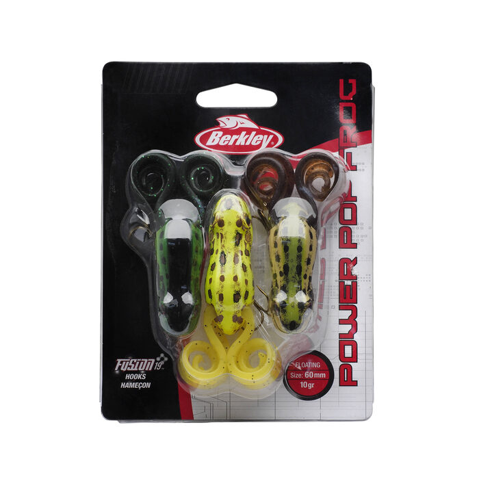 Berkley Power Pop Frog 3-Pack