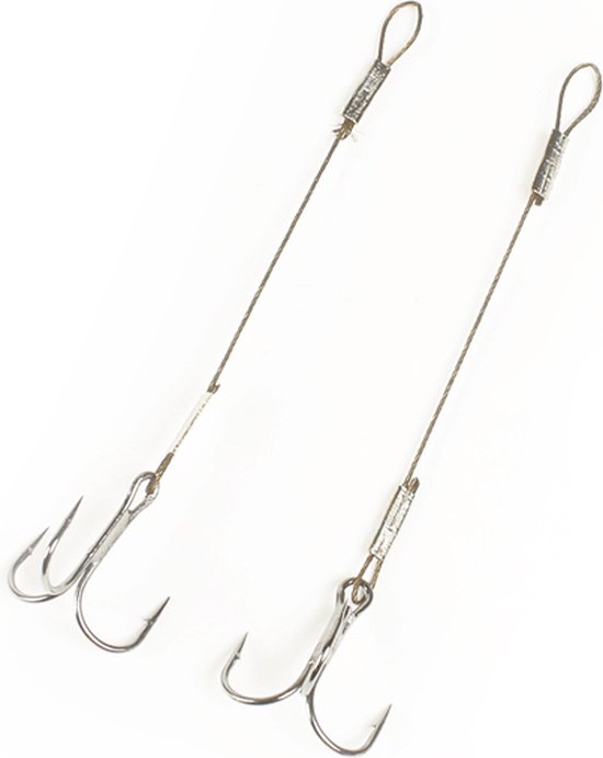 DLT Shad Stingers | Fluoro | Haakmaat 2 | 14cm | 2 Stuks | Onderlijn