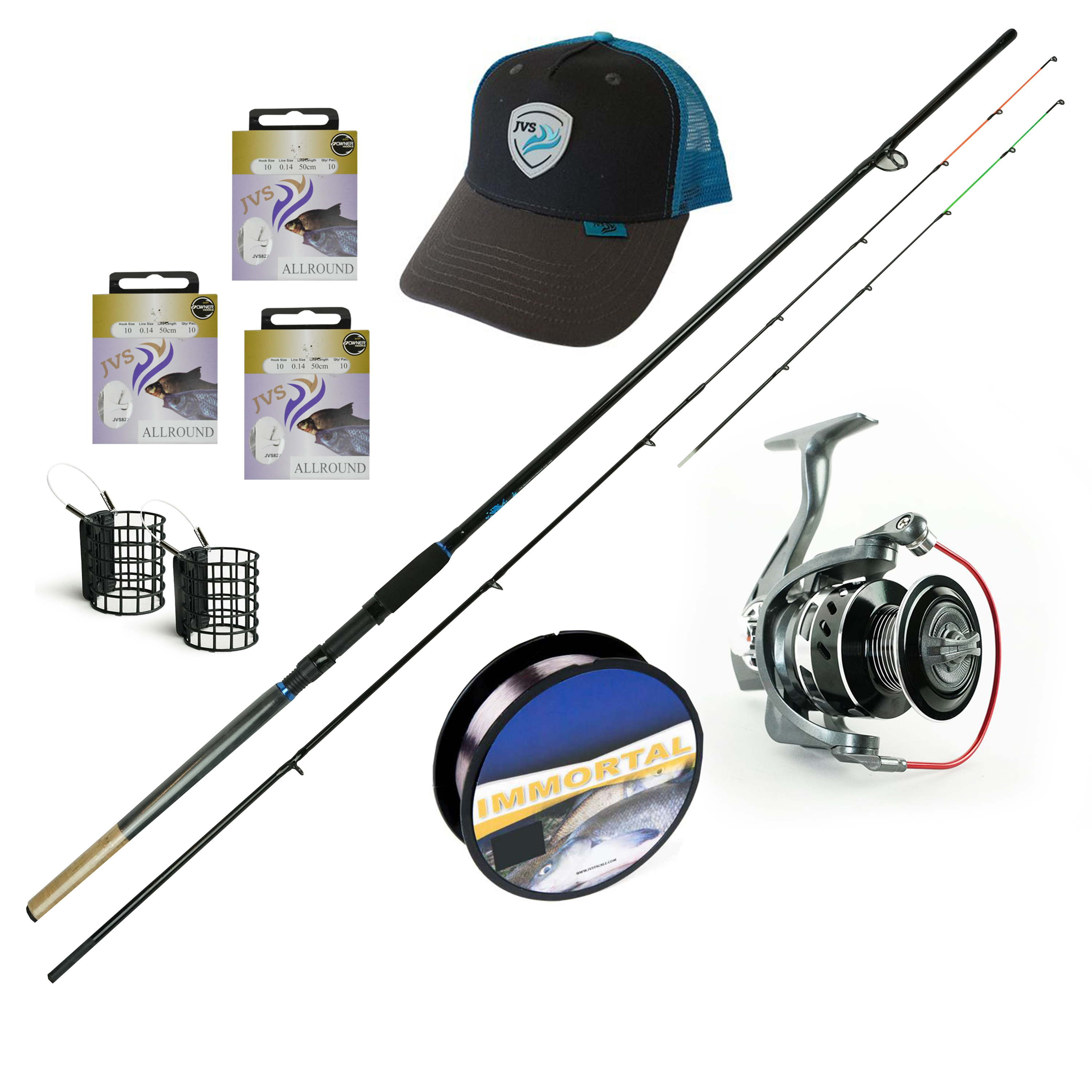 JVS Pelican Winklepicker set - Hengel & Molen - VisLijn - Onderlijnen - Feederkorven