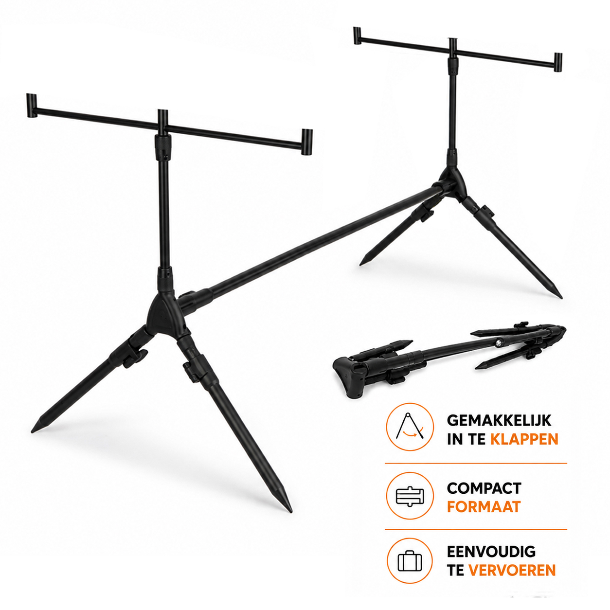 Fish-Xpro Basic Rodpod-Set Complete - 3-Rods