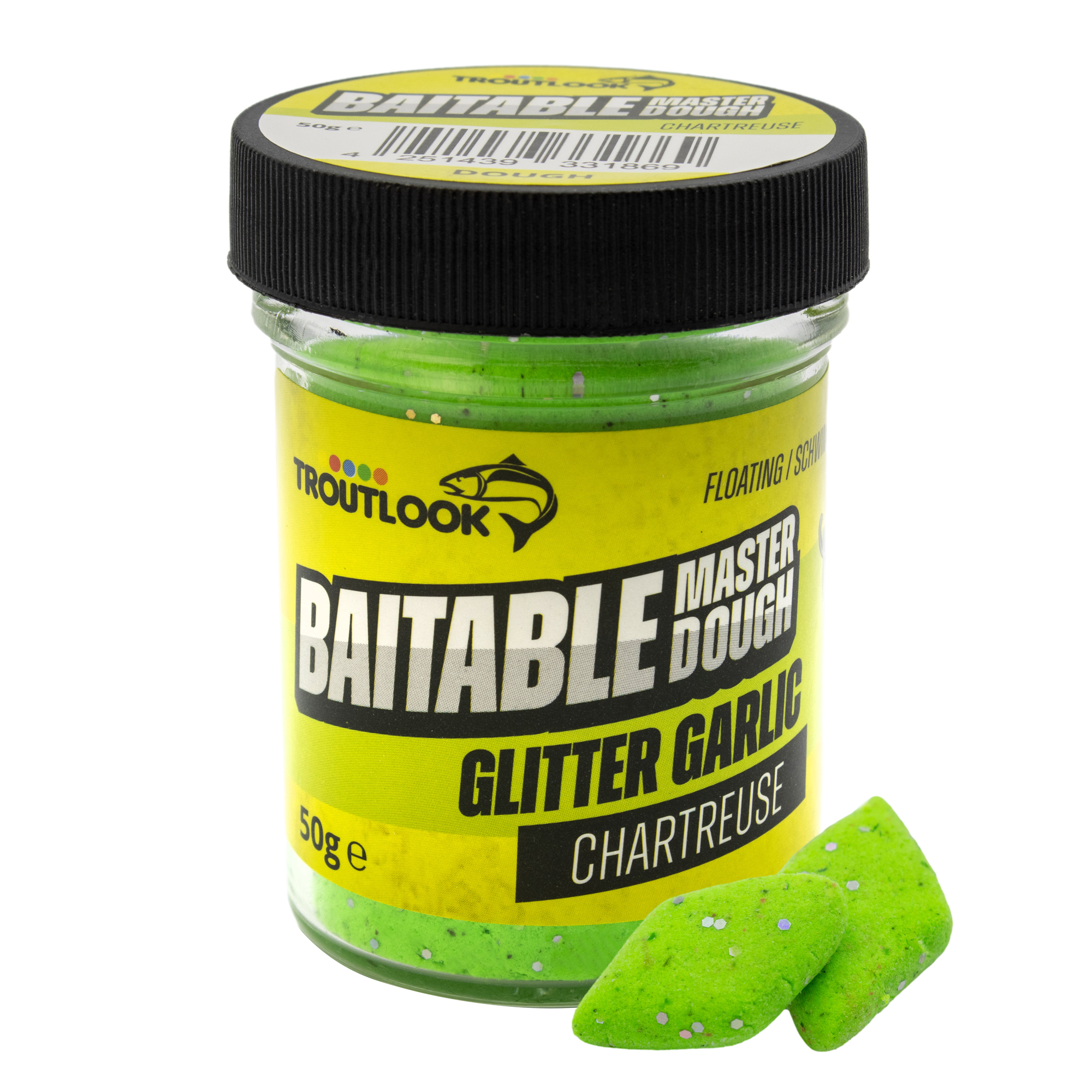 Troutlook Master Dough Forrellen Deeg 50g Glitter Fishy 