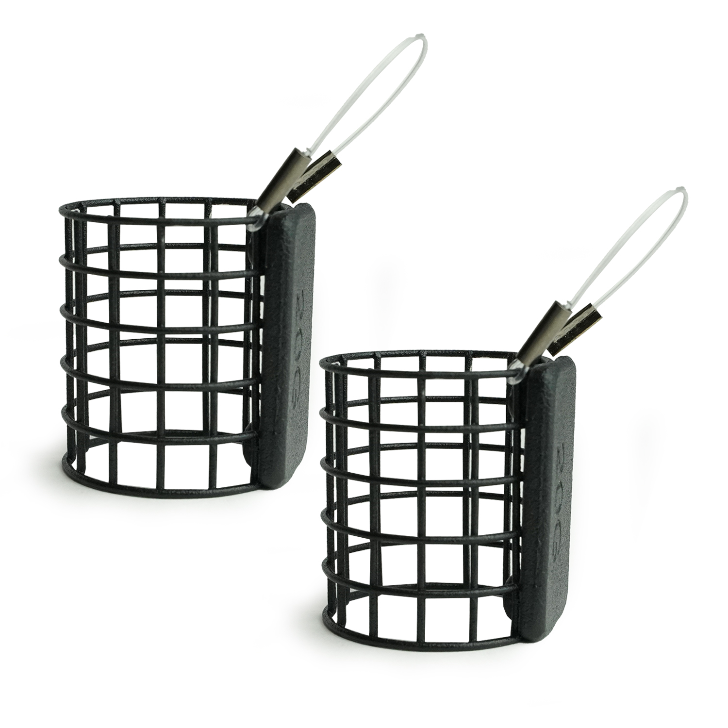 JVS Revolution Feeder set - Compleet Feederhengel + Feedermolen Vislijn Onderlijnen Feederkorven - Zwart