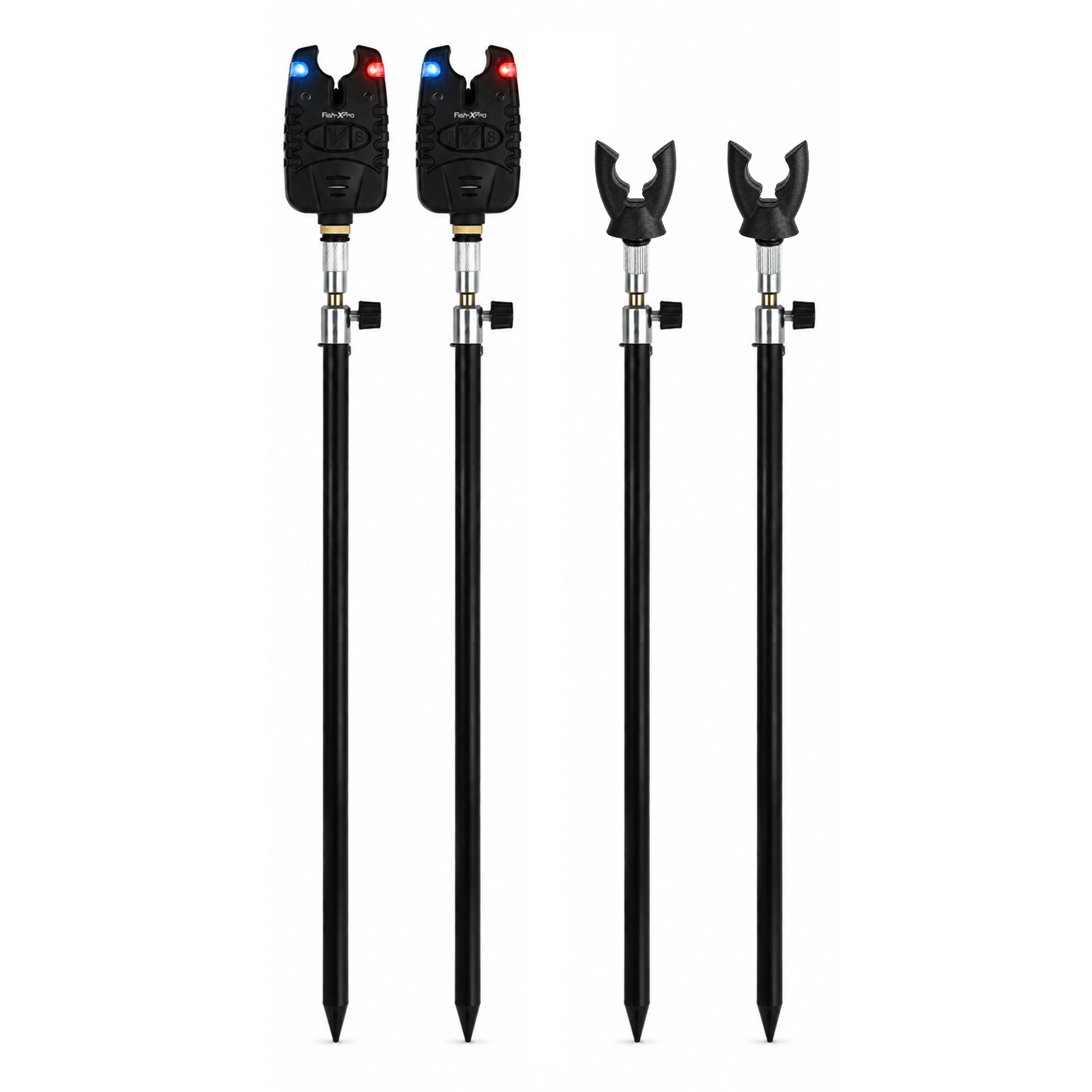 Fish-Xpro Bite Alarm Bankstick set - 2 Rod