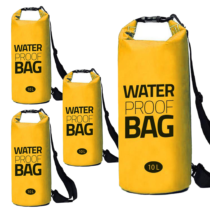 Eurocatch | Waterdichte Dry Bag | Duffel Bag | Waterdichte Tas | Geel | 10 liter