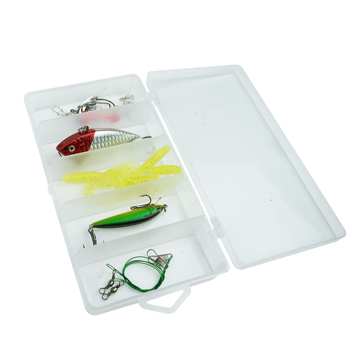 Fish-Xpro Allround Vishengel Set 2.10m - Werpmolen met Nylon - Schepnet 40x40 - Hengelsteun - Tackle Box met Accessoires